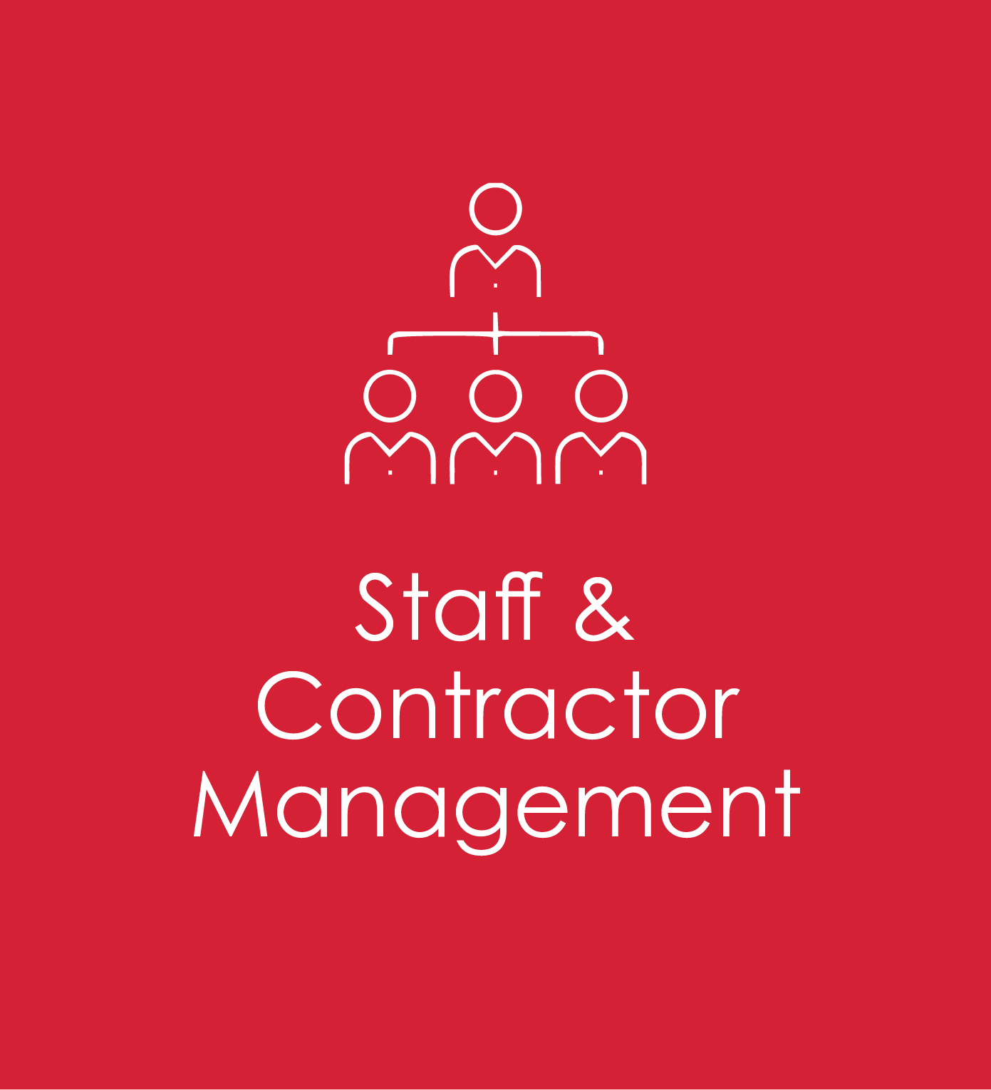 Staff and Contractor Management